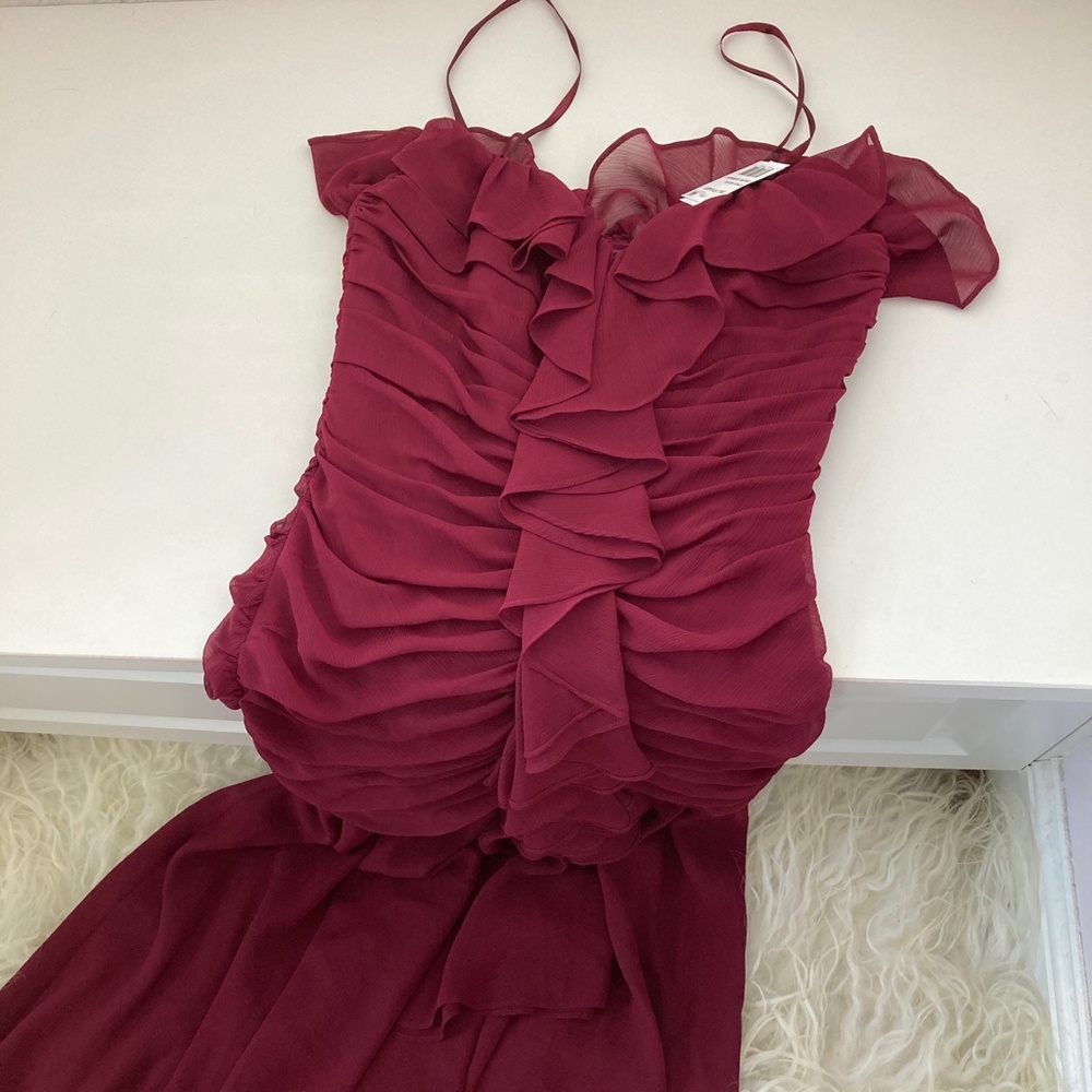 JILL Jill Stuart Ruched Strapless Evening DRESS - Picture 5 of 9